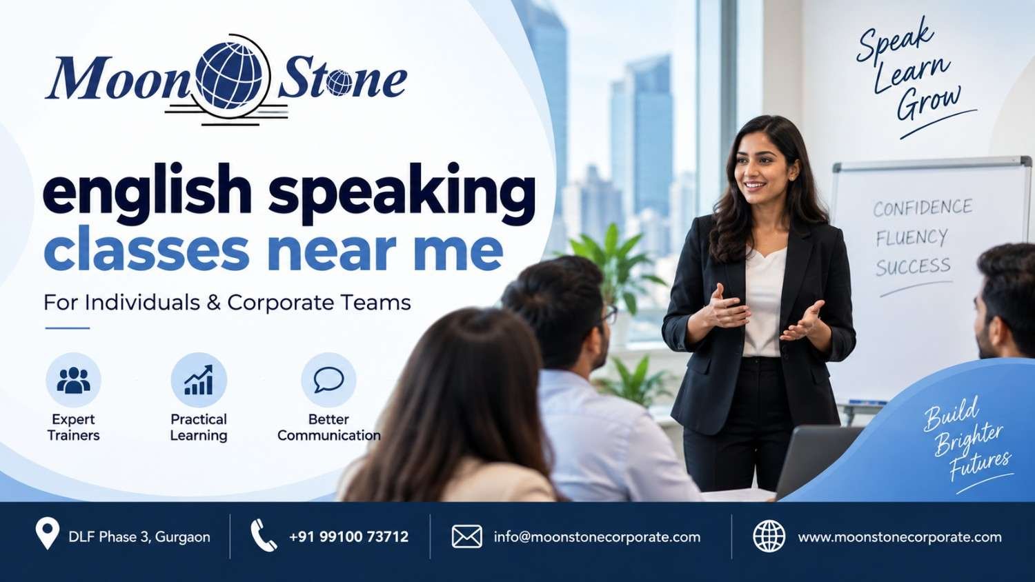 How to Choose the Right English Language Speaking Course - Moonstone Gurgaon Cyber Hub